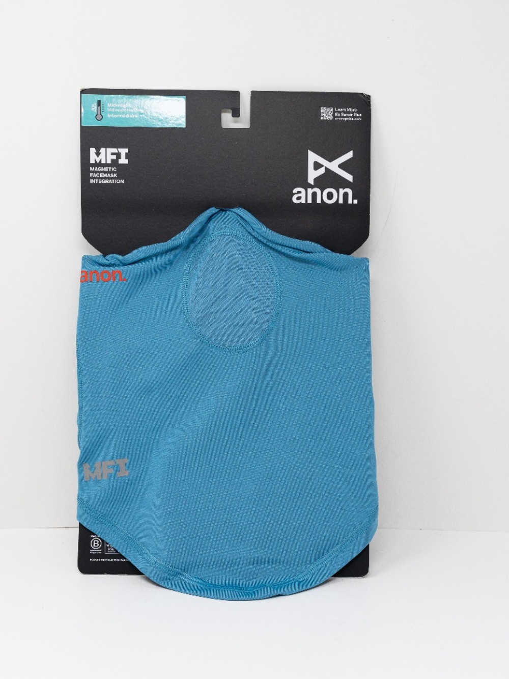 NEW Anon MFI Mesh Face Mask Magnetic Outdoor Ski Sports Blue